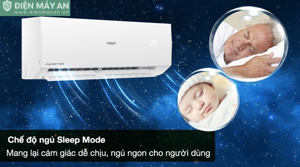 Điều hòa Aqua Inverter 18000 BTU 1 chiều AQA-RV18QE